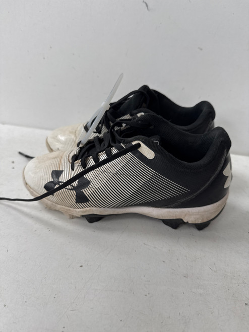 Vist Large View of Product Image Which is Used Under Armour AUTHENTIC LOW BB/SB Cleats White Junior 01