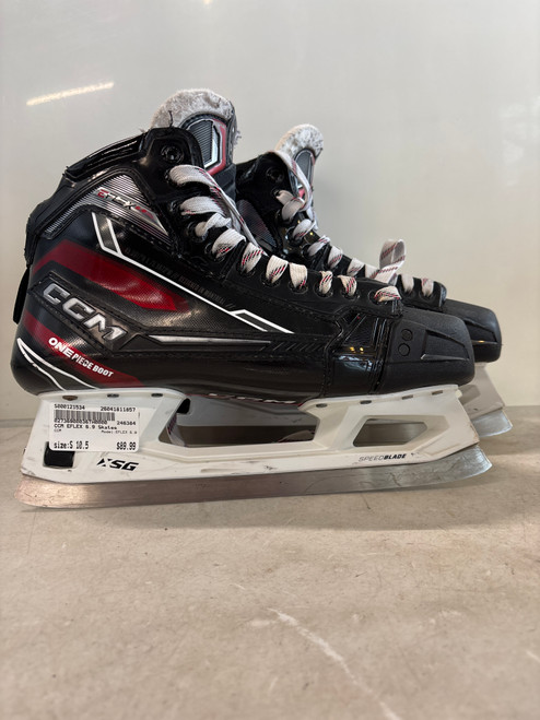 Vist Large View of Product Image Which is Used CCM EFLEX 6.9 Senior Goalie Skate Senior 10.5
