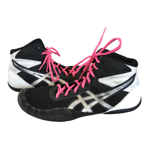 Vist Large View of Product Image Which is Used Asics Wrestling Shoes Black Senior 7