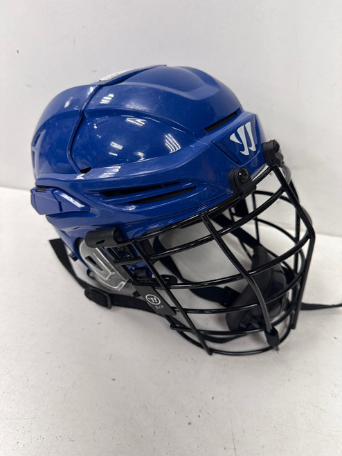Vist Large View of Product Image Which is Used Warrior COVERT PX2 Lacrosse Helmet Royal Blue SM