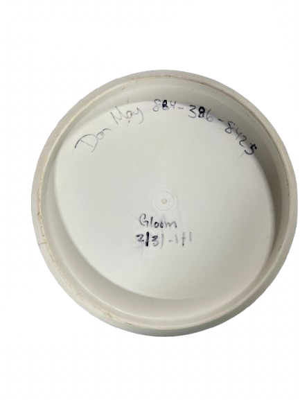 Vist Large View of Product Image Which is Used GLOOM - DOOMSDAY DISCS Disc Golf Putter White