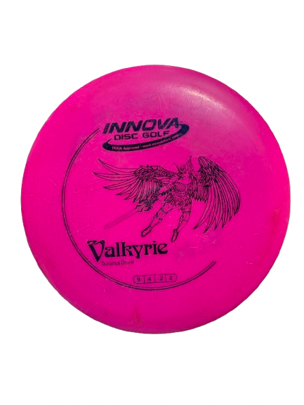 Vist Large View of Product Image Which is Used Innova VALKYRIE Disc Golf Driver Magenta