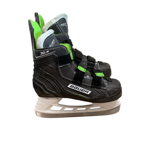 Vist Large View of Product Image Which is Used Bauer XLS Y12 Youth Hockey Skate Youth 12.0