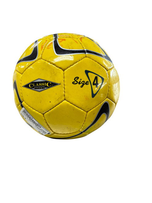 Vist Large View of Product Image Which is Used Classic Sports CLASSIC SPORTS All Size Soccer Ball Yellow 4