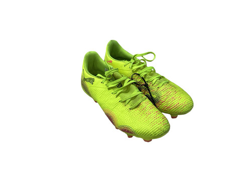 Vist Large View of Product Image Which is Used Puma Soccer Cleats Yellow Senior 7.5