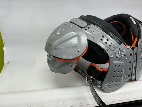 Vist Large View of Product Image Which is Used Schutt VARSITY XV HD FB Shoulder Pads Grey SM