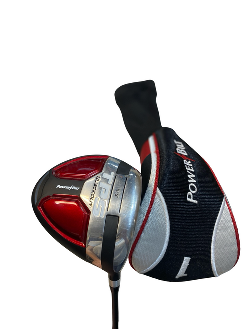 Vist Large View of Product Image Which is Used Powerbilt TPS BLACKOUT Mens Driver RH 10.5 Degree