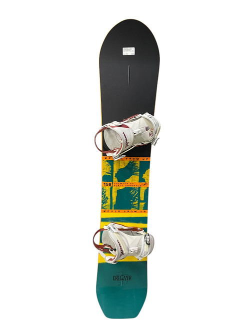 Vist Large View of Product Image Which is Used Rome CREWZER Mens Board/Bindings Black 158 cm
