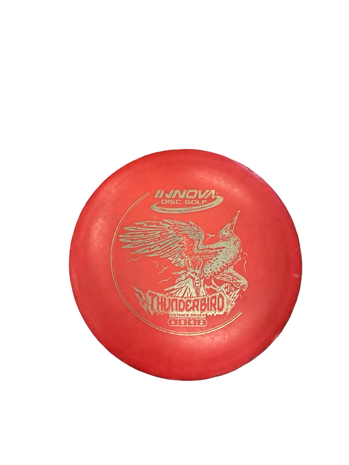 Vist Large View of Product Image Which is Used Innova THUNDERBIRD Disc Golf Driver Red