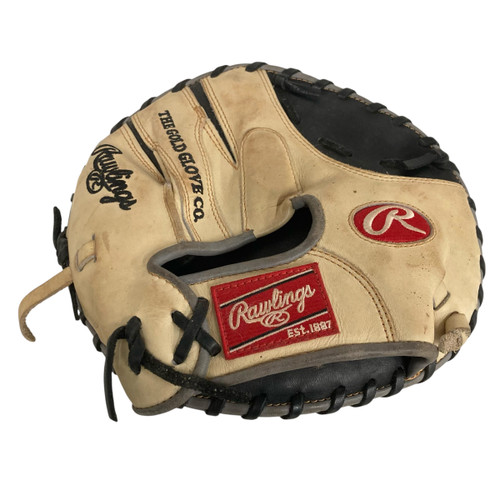 Vist Large View of Product Image Which is Used Rawlings RAWLINGS PANCAKE HEART OF HIDE Catcher’s Training Mitt