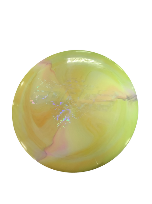 Vist Large View of Product Image Which is Used Discraft PRESNELL FORCE Disc Golf Driver Yellow