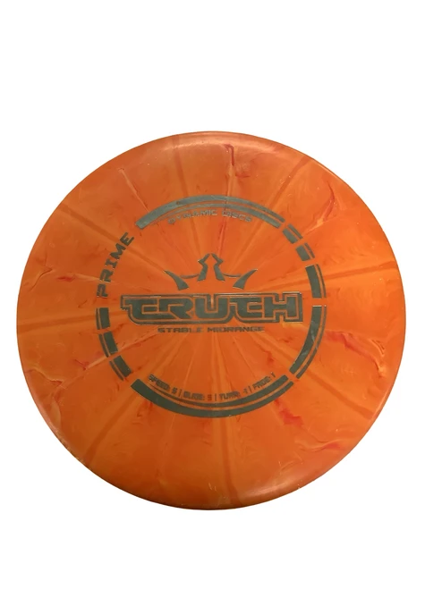 Vist Large View of Product Image Which is Used Dynamic Discs PRIME TRUTH Disc Golf Mid Range Orange