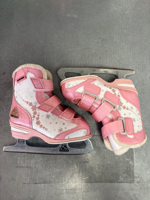 Vist Large View of Product Image Which is Used Jackson TRI-GRIP Girls Figure Skate Pink Youth 09.0