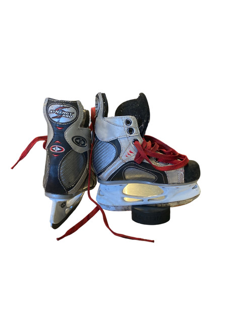 Vist Large View of Product Image Which is Used Easton SYNERGY PRO Youth Hockey Skate Youth 11.0