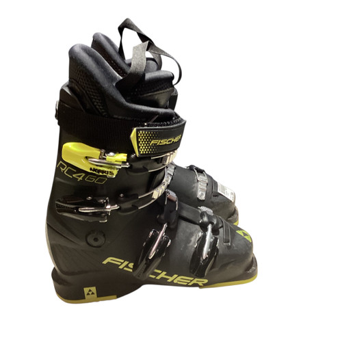 Vist Large View of Product Image Which is Used Fischer RC4 GO Boys DH Ski Boot Black 235 MP - J05.5 - W06.5