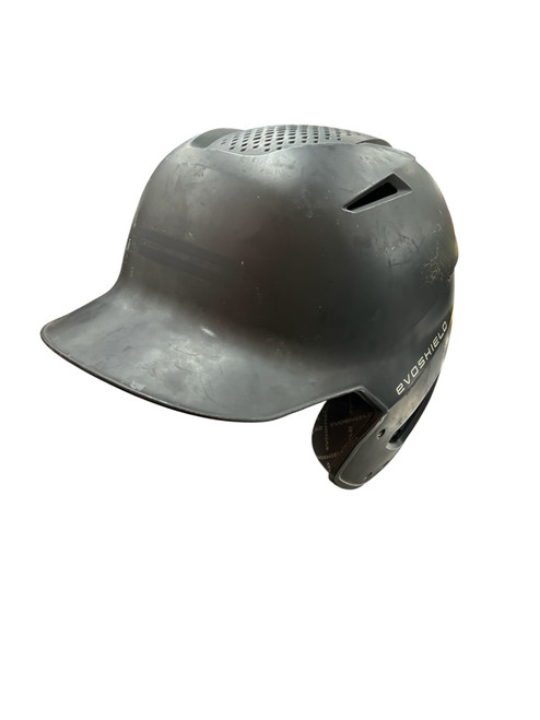 Vist Large View of Product Image Which is Used Evoshield WTV7115BLSM BATTING HELMET Batting Helmet No Mask Black SM