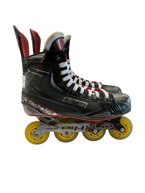 Vist Large View of Product Image Which is Used Bauer VAPOR X27 SZ US 11 Senior Aggressive Skates Black Senior 11