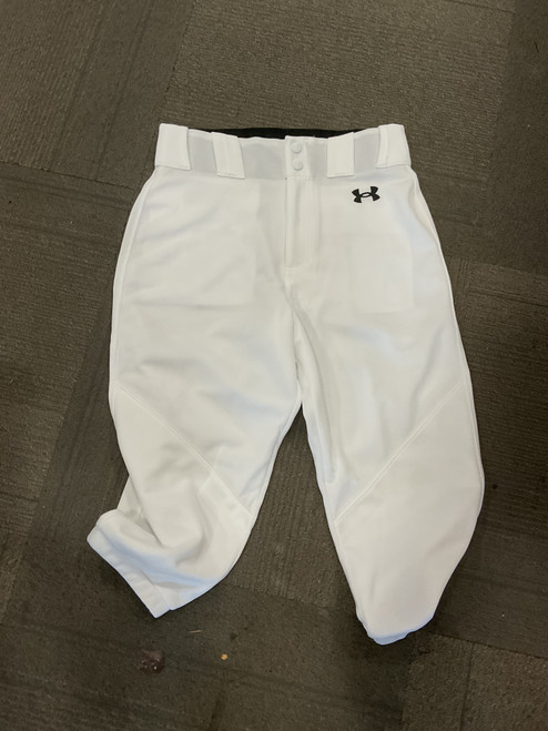 Vist Large View of Product Image Which is Used Under Armour BASEBALL PANT BB/SB Pant Mens White SM
