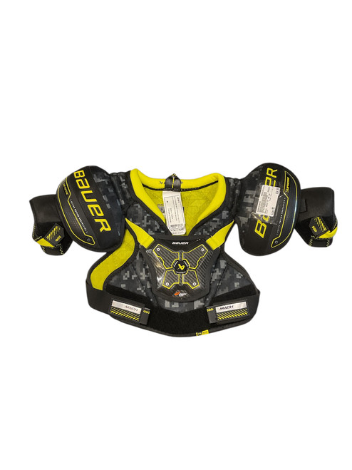Vist Large View of Product Image Which is Used Bauer MACH YT MD SP Youth Shoulder Pads MD