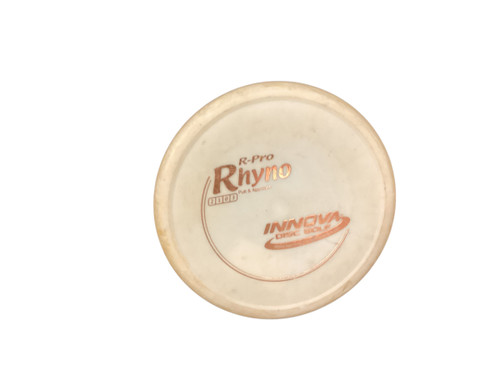 Vist Large View of Product Image Which is Used Innova R PRO RHYNO Disc Golf Putter White