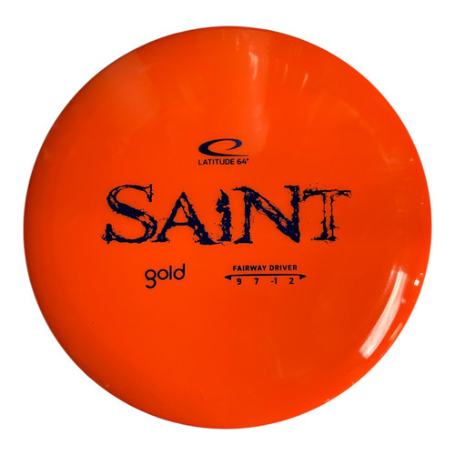 Vist Large View of Product Image Which is Used Latitude 64 SAINT 172G Disc Golf Driver Orange