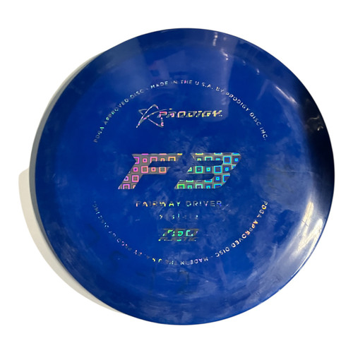 Vist Large View of Product Image Which is Used Prodigy F3 750 PLASTIC Disc Golf Driver Royal Blue