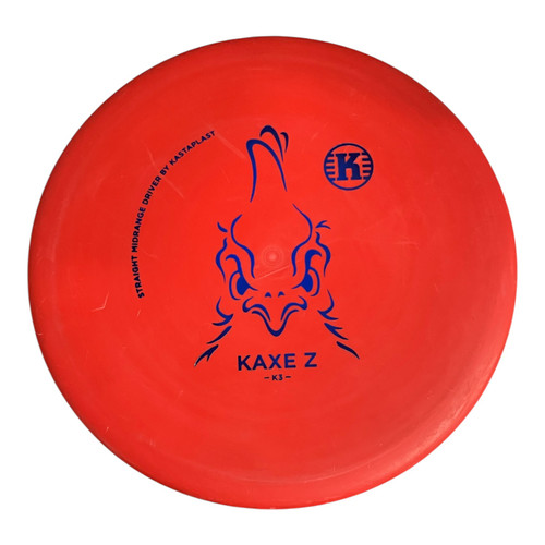 Vist Large View of Product Image Which is Used Kastaplast K3 KAXE Z 171G Disc Golf Driver Red