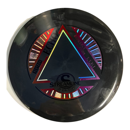 Vist Large View of Product Image Which is Used MVP STREAMLINE ECHO NEUTRON 177G Disc Golf Mid Range Black