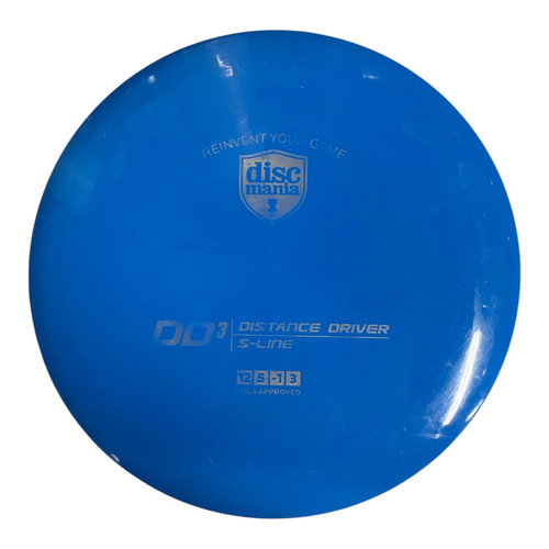 Vist Large View of Product Image Which is Used Discmania DD3 S LINE 175G Disc Golf Driver Royal Blue