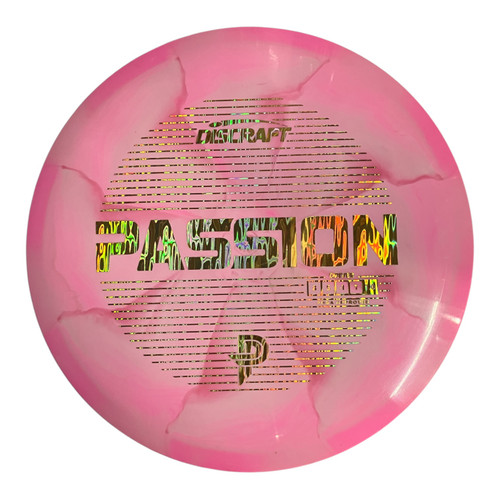 Vist Large View of Product Image Which is Used Discraft PASSION 167-169G Disc Golf Driver Pink