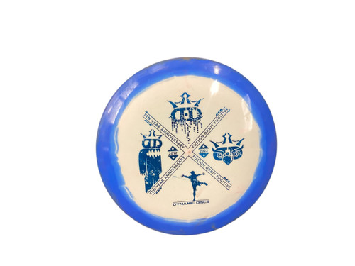 Vist Large View of Product Image Which is Used Dynamic Discs FUGITIVE Disc Golf Mid Range Royal Blue