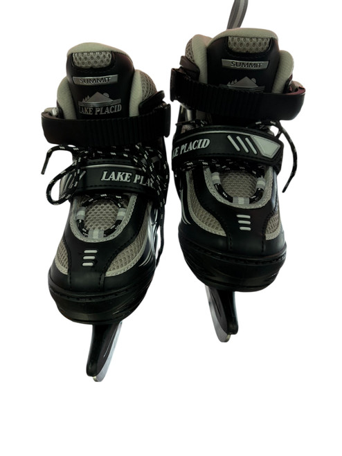 Vist Large View of Product Image Which is Used Lake Placid ADJUSTABLE 10-13 Junior Hockey Skate Adjustable
