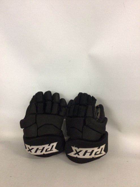 Vist Large View of Product Image Which is Used PHX HOCKEY GLOVES Youth Gloves Black 8"