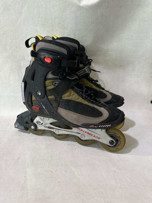 Vist Large View of Product Image Which is Used Rollerblade RSKT ROLLERBLADE PRO ALU7 SR 10 Senior Rec Fitness Skates Black Senior 10