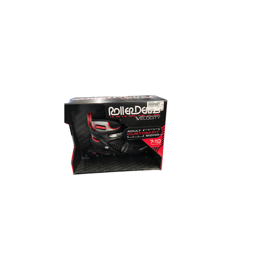 Vist Large View of Product Image Which is Used RollerDerby VELOCITY Senior Rec Fitness Skates Black Senior 8.5