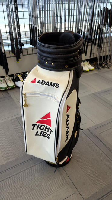 Vist Large View of Product Image Which is Used Adams TIGHT LIES Mens Stand Bag Black And White
