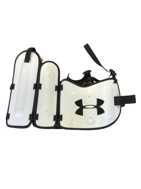 Vist Large View of Product Image Which is Used Under Armour Lacrosse Rib Pads White LG