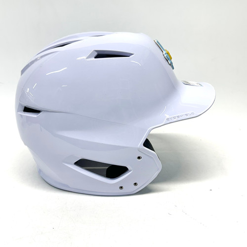 Vist Large View of Product Image Which is Used Evoshield WB5725806ML Batting Helmet No Mask White MD
