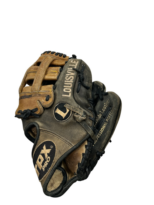 Vist Large View of Product Image Which is Used Louisville Slugger TPX PRO CG3 RHT GLOVE BB/SB Glove RH Throw Brown And Black 12 1/2"