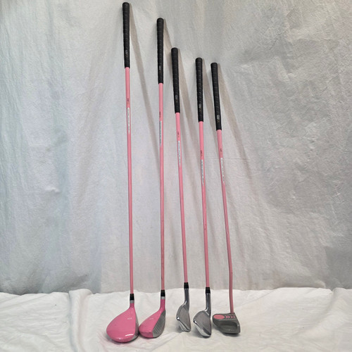 Vist Large View of Product Image Which is Used Golf Girl 12-14 YR OLD SET Jr Package Set RH Pink 6 Piece
