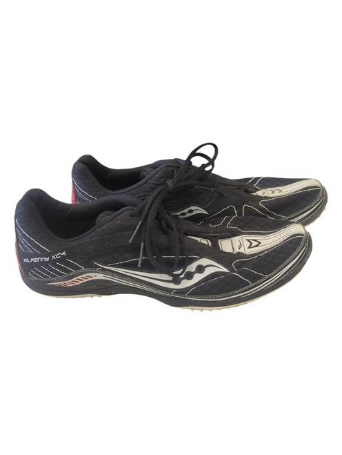 Vist Large View of Product Image Which is Used Saucony 20124-1 Track & Field Cleats Adult Black Senior 9