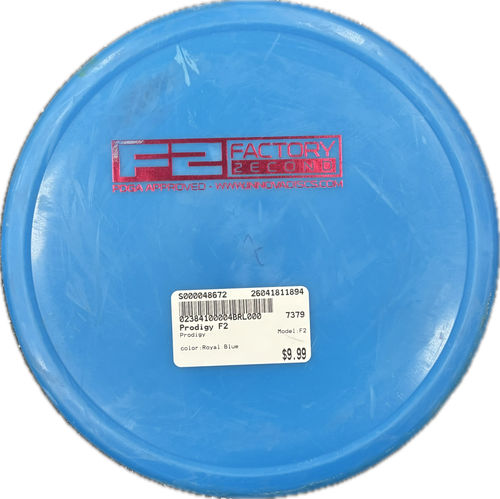Vist Large View of Product Image Which is Used Prodigy F2 Disc Golf Mid Range Royal Blue