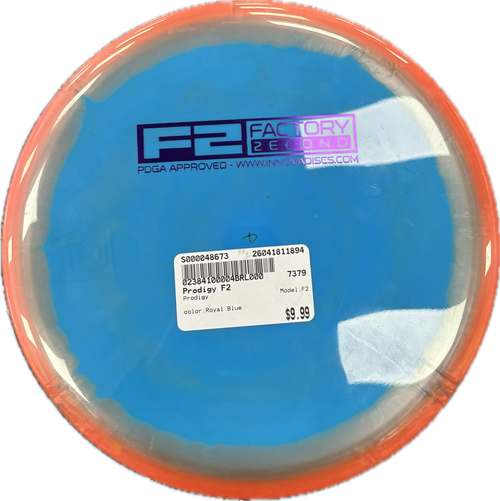 Vist Large View of Product Image Which is Used Prodigy F2 Disc Golf Mid Range Royal Blue