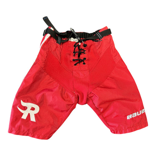 Vist Large View of Product Image Which is Used Bauer HOCKEY PANTS SHELL Junior Pant Red MD