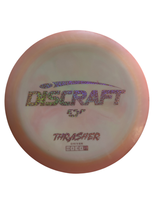 Vist Large View of Product Image Which is Used Discraft THRASHER 12/5/-3/2 Disc Golf Driver Orange 175g