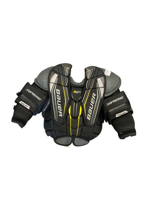 Vist Large View of Product Image Which is Used Bauer SUPREME S27 JR MD GP Junior Goalie Pant Black MD