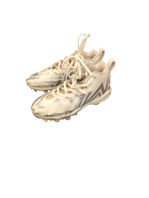 Vist Large View of Product Image Which is Used Soccer Cleats White Junior 02
