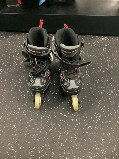 Vist Large View of Product Image Which is Used Bladerunner PHEONIX Junior Rec Fitness Skates Black Adjustable