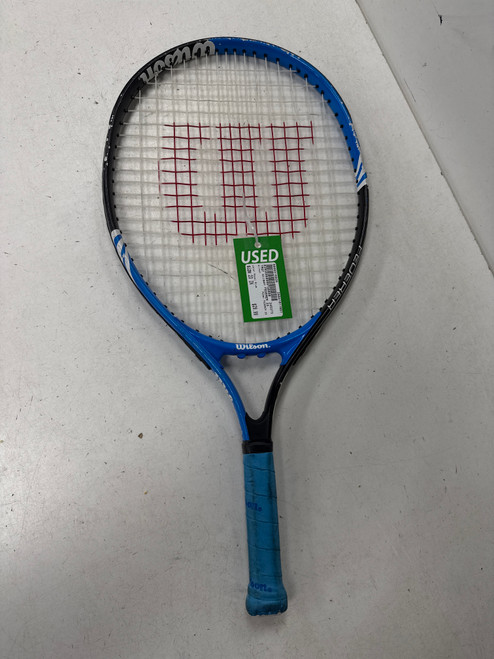 Vist Large View of Product Image Which is Used Wilson FEDERER 23 Junior Tennis Racquet Royal Blue 23"