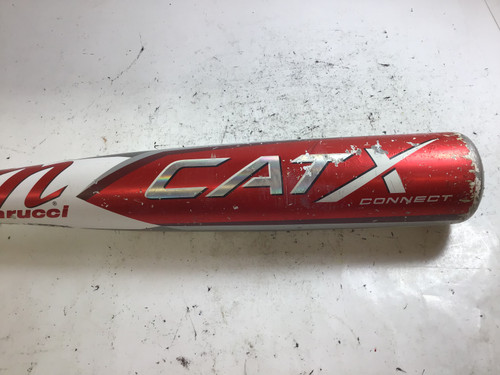 Vist Large View of Product Image Which is Used Marucci CAT X CONNECT BB/SB USSSA 2 3/4 Bat 31"